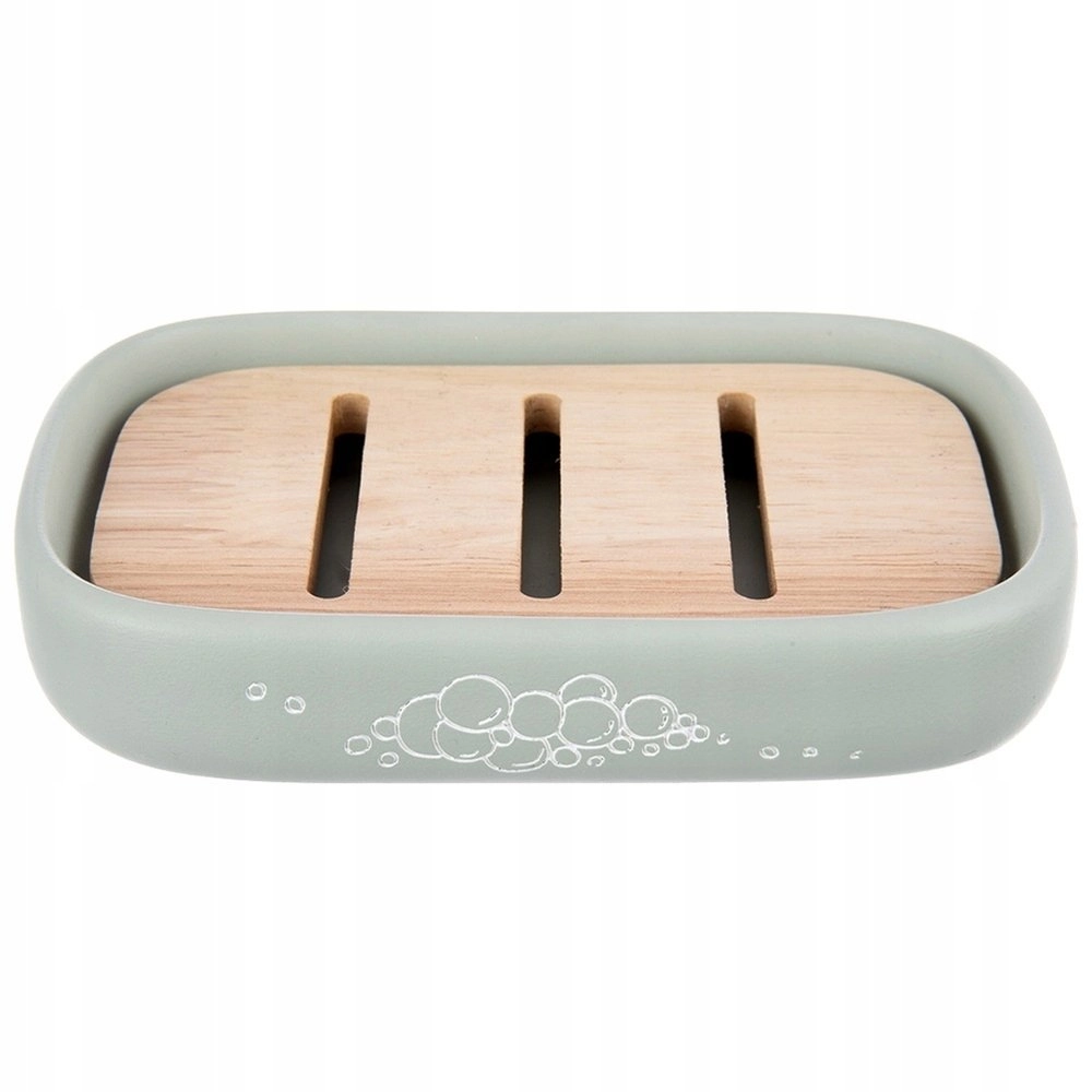 Aptel Soap Dish Synthetic Stone Mint