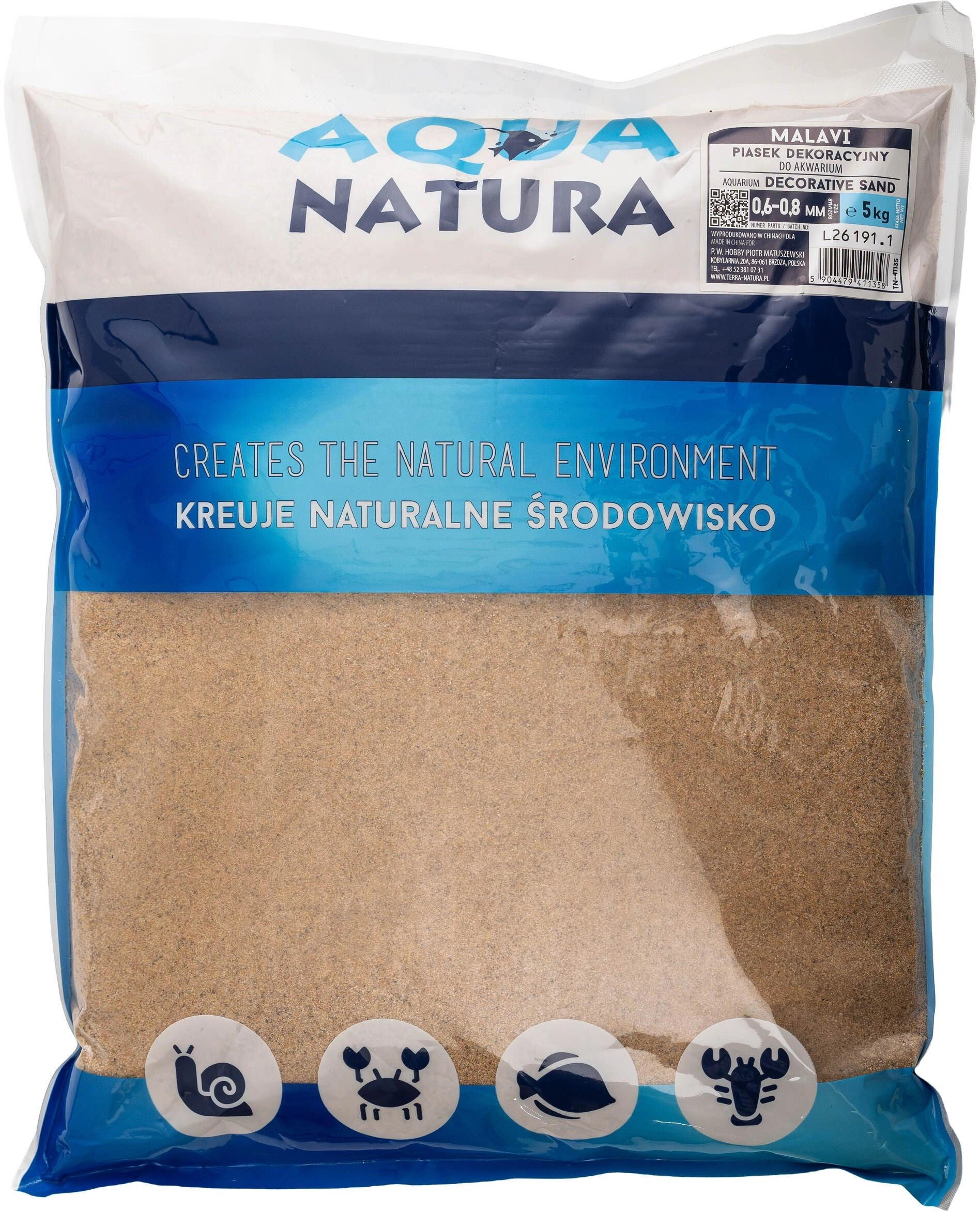 AquaNatura Aqua Natura Malavi piasek dekoracyjny