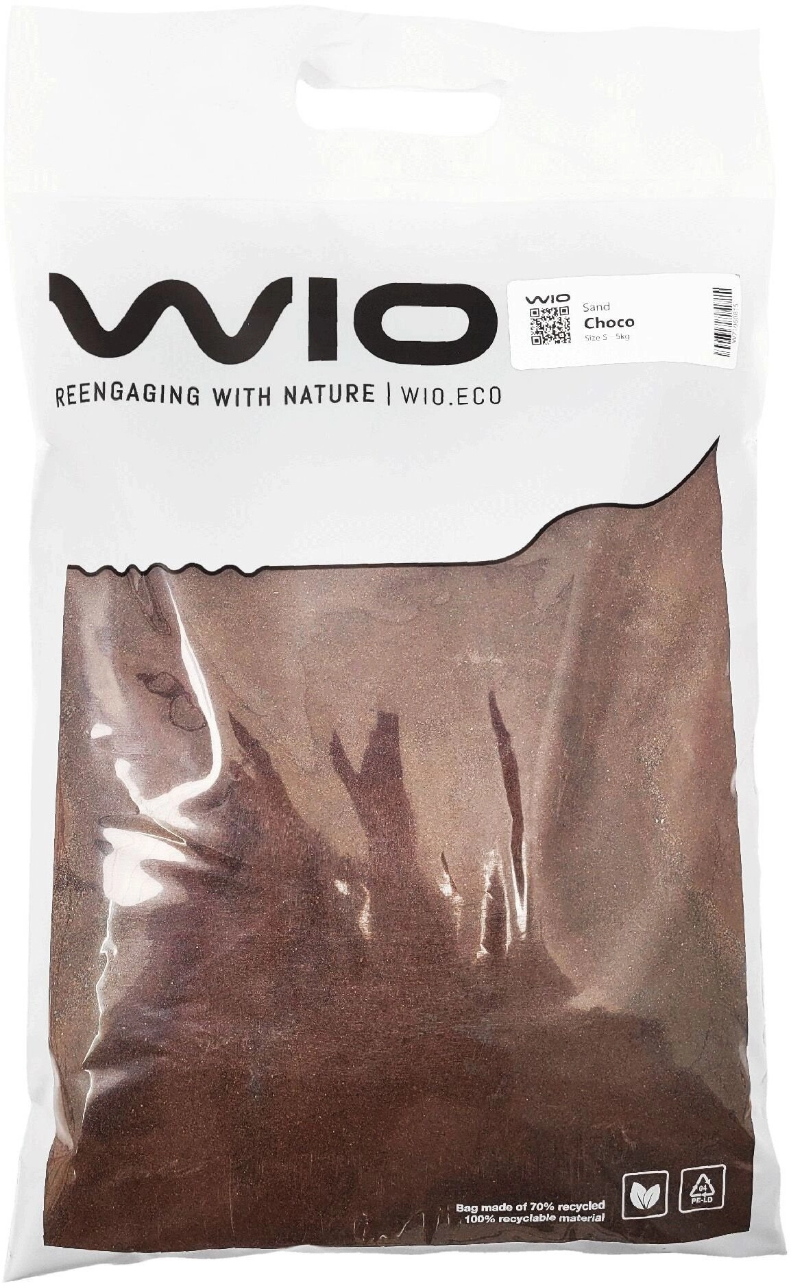 WIO Choco Sand  piasek  dekoracyjny  ciemnobrązowy