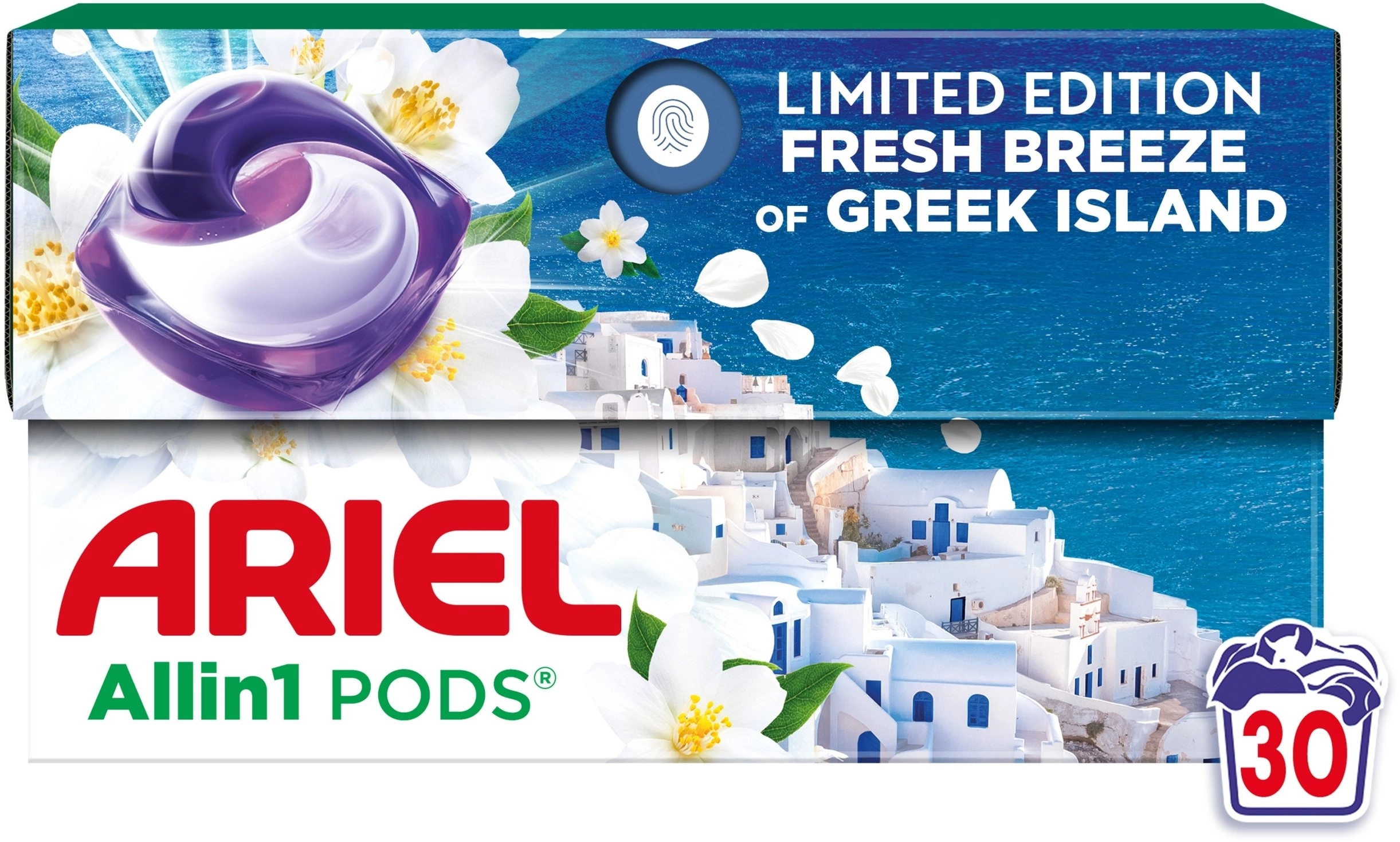 LAUNDRY CAPS ARIEL FRESH BREEZE 30