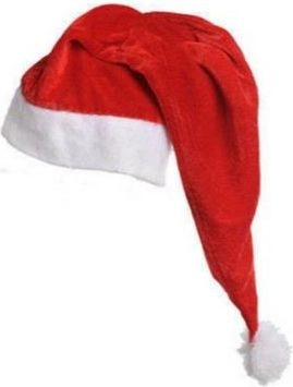 Arpex Czapka Mikołaja welur ARPE1113 5907667289623