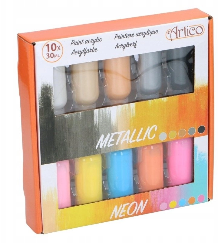Artico Artico - Set of neon/metallic