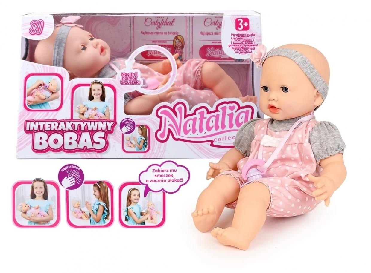 Natalia bobas ze smoczkiem 41cm 187711