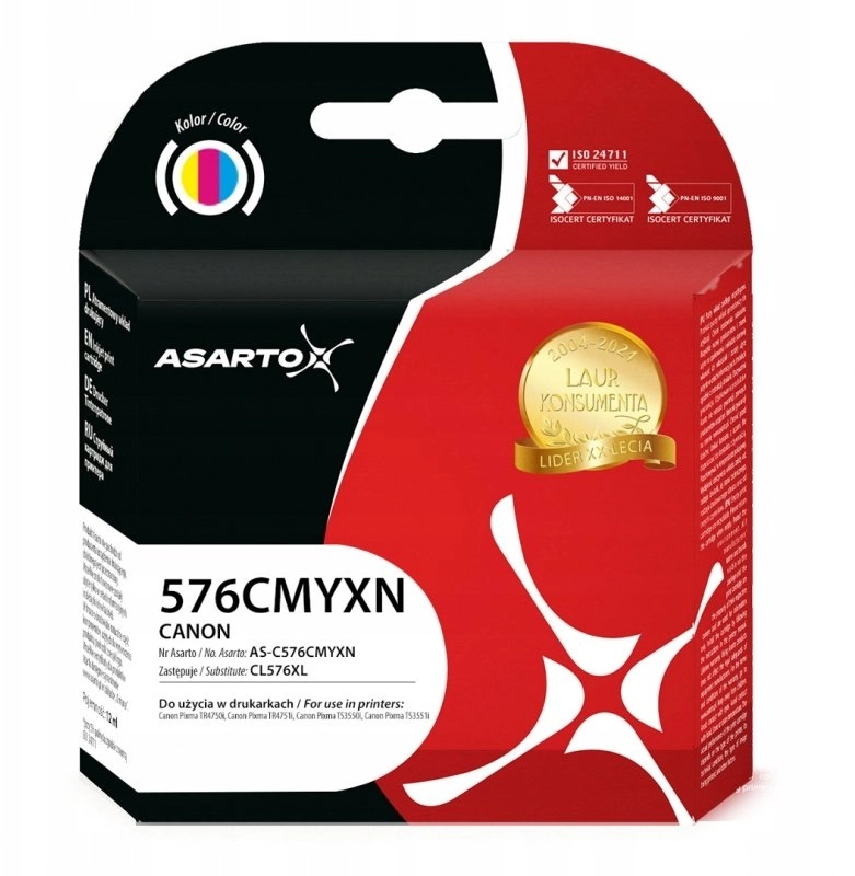 Asarto ink for Canon 576CMYXN  5441C001Â