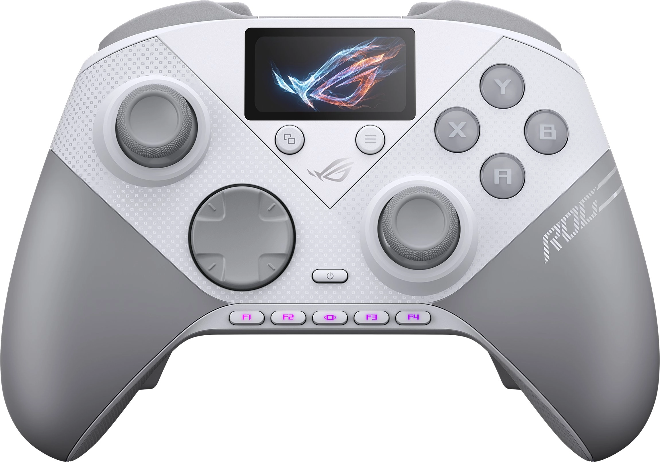 ASUS ROG Raikiri II Pro Balts Bluetooth/RF/USB Spēļu paliktnis Analogā / digitālā PC (dators)