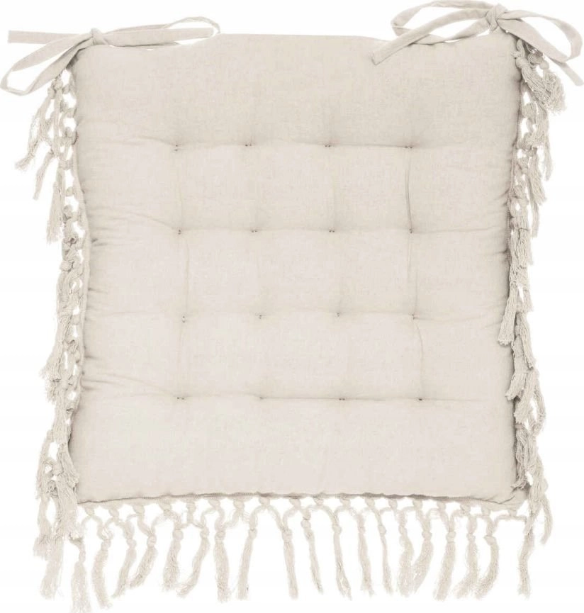 Atmosphera Chair cushion with fringes 40
