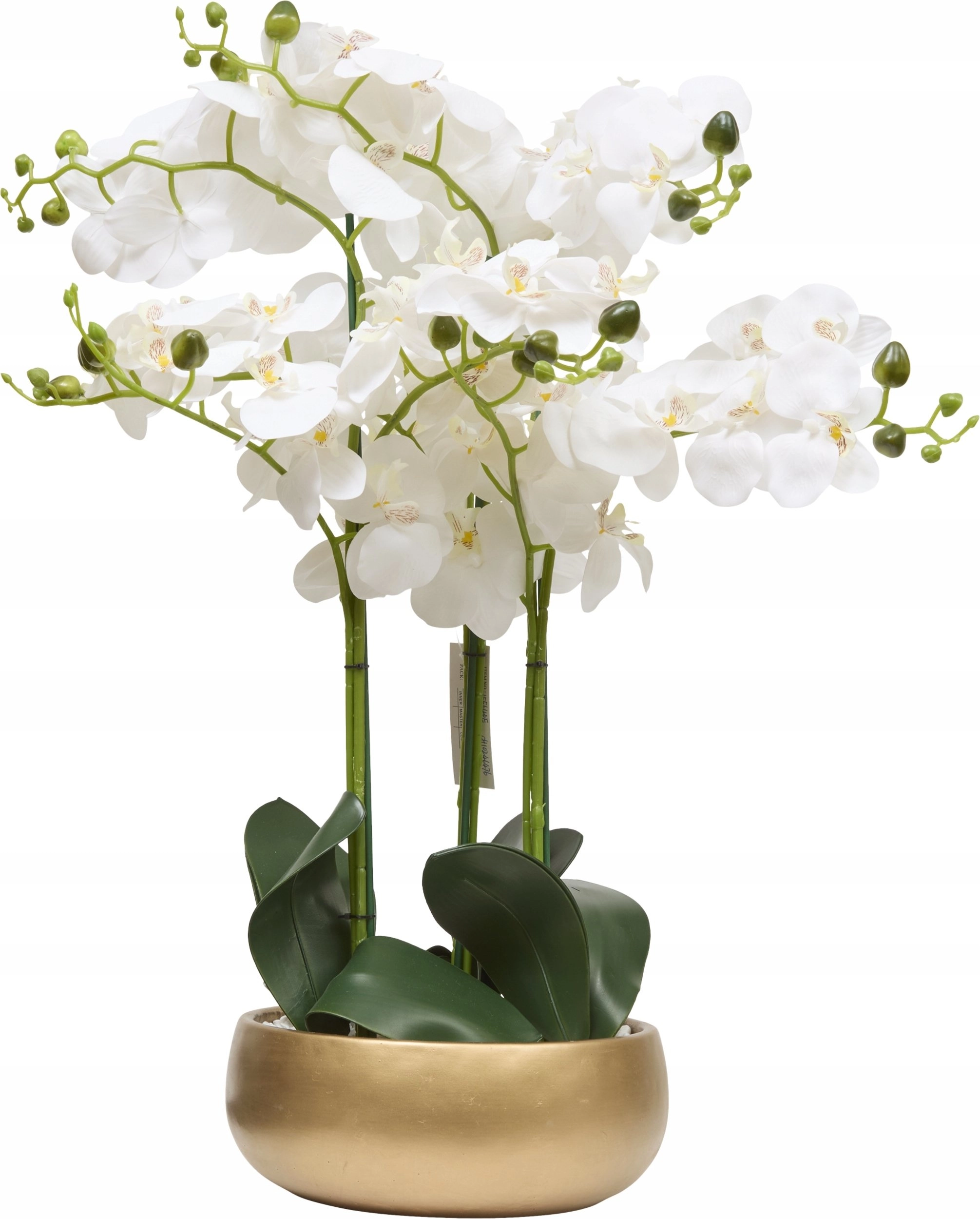 Atmosphera Artificial orchid in a gold
