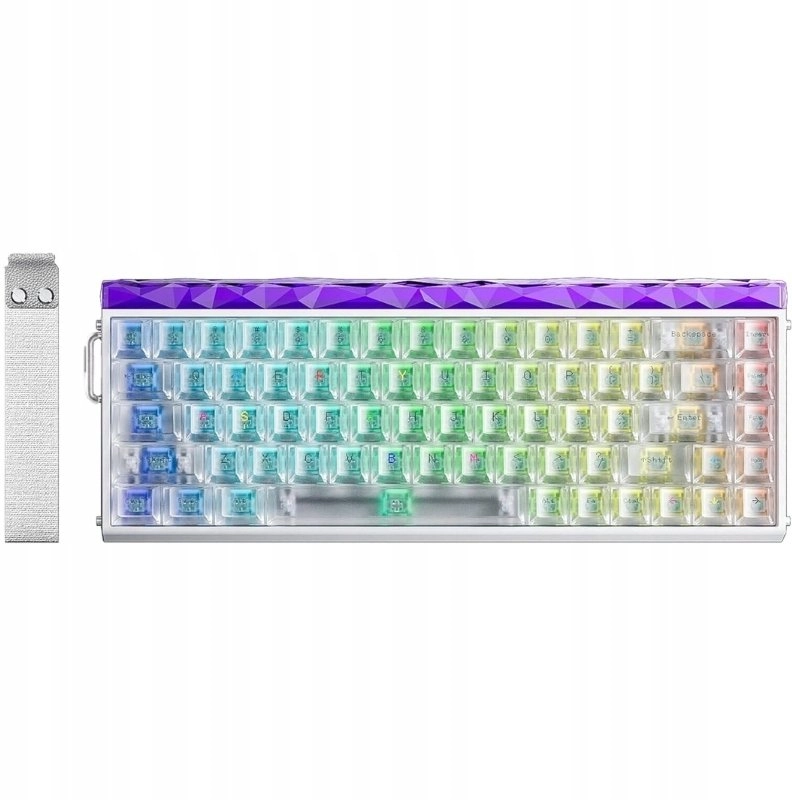 Klawiatura Aula Gasket HERO68 White Frosted