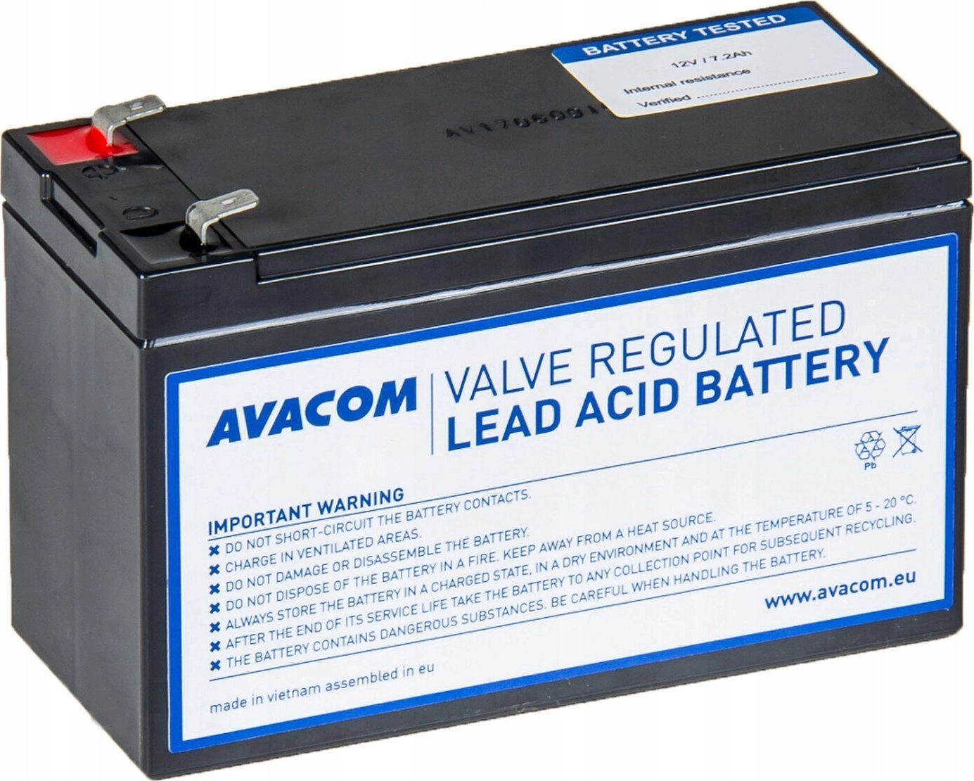 Avacom AVACOM AVA-RBP01-12072-KIT - baterie pro