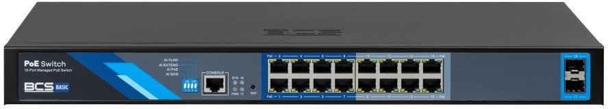 16-port managed PoE switch BCS-B-SP16G-2SFP-M 1765762