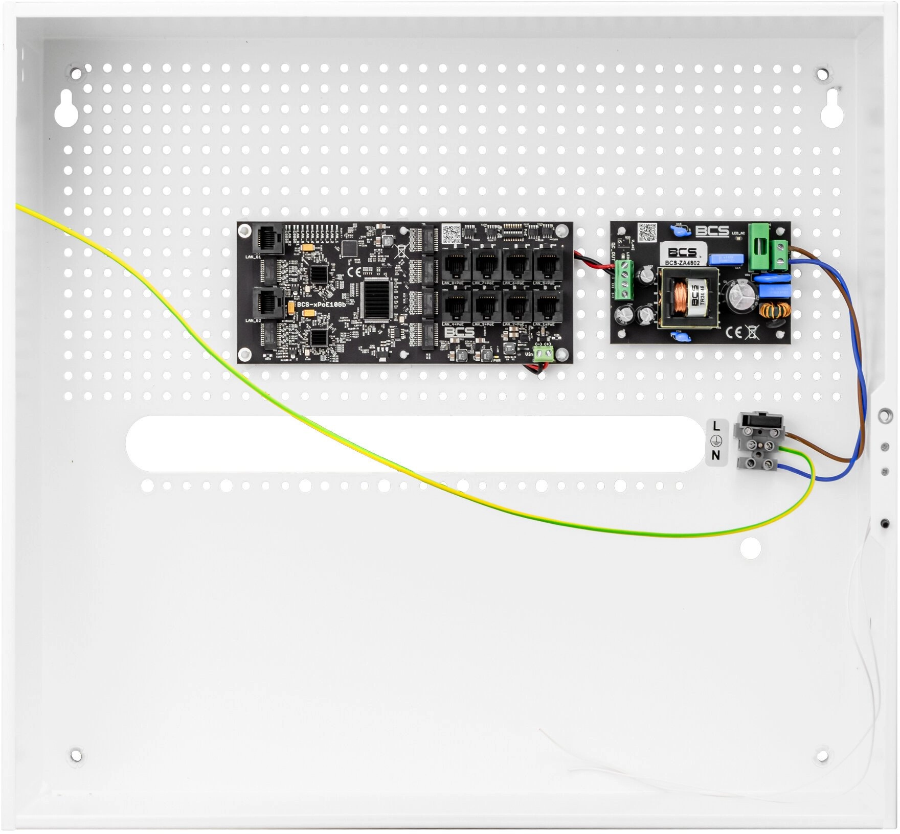 Power supply for PoE cameras BCS-IP8Gb/E-S