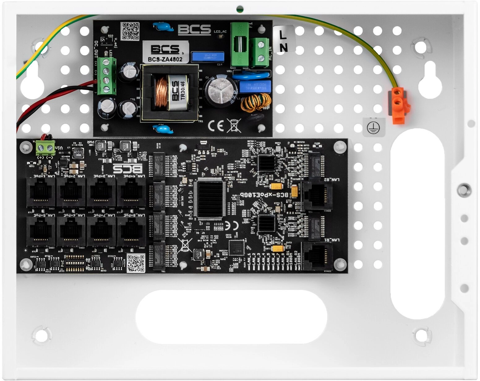 Switch PoE dla 8 kamer IP