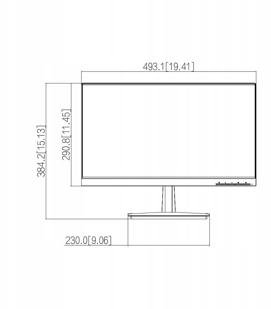 BCS-MLED22FHD Industrial LCD monitor 22 inches