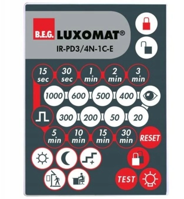 Infrared remote control IR-PD3/4N-1C-E 93110 (