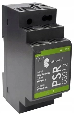 Zasilacz impulsowy PSR 03012 230/ 12VDC