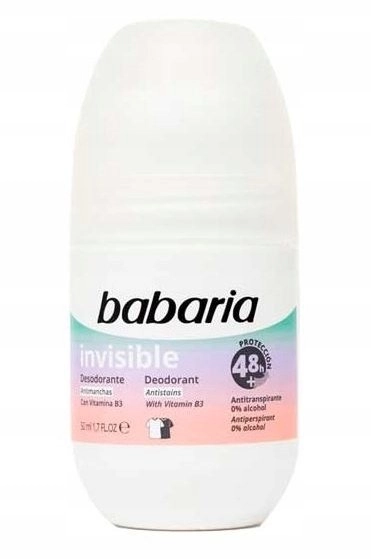 Babaria Invisible 48h Protection Deodorant Roll-On