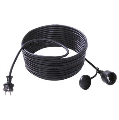 BACHMANN Przedłużacz 3G1 5mm2 czarny 25m