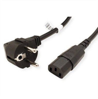 Bachmann Kabel  Verlängerung  Kupplung(C13)-Stecker(CEE7)  2m  19