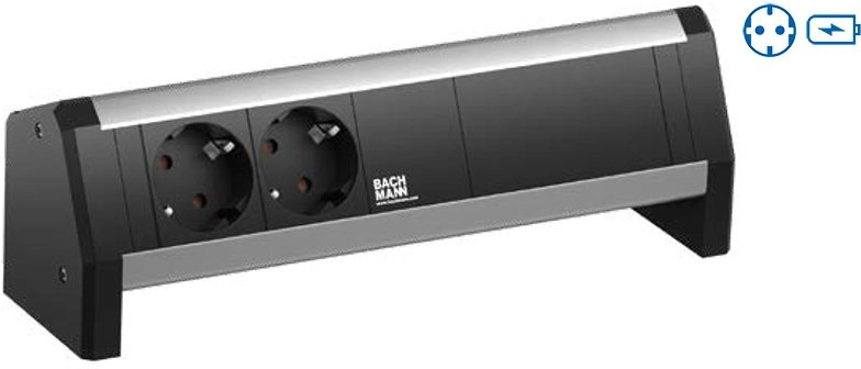 Bachmann Desk splitter 2 x power