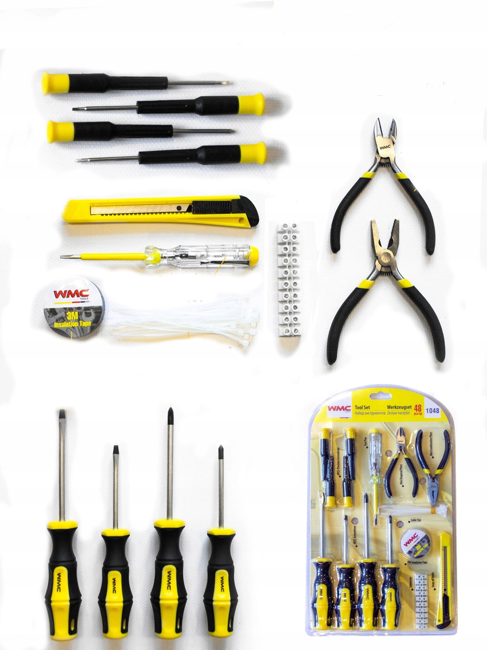 Tool set 48 pcs. Screwdrivers  pliers