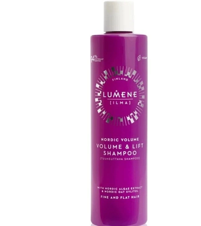 LUMENE_Nordic Volume Ilma hair shampoo giving