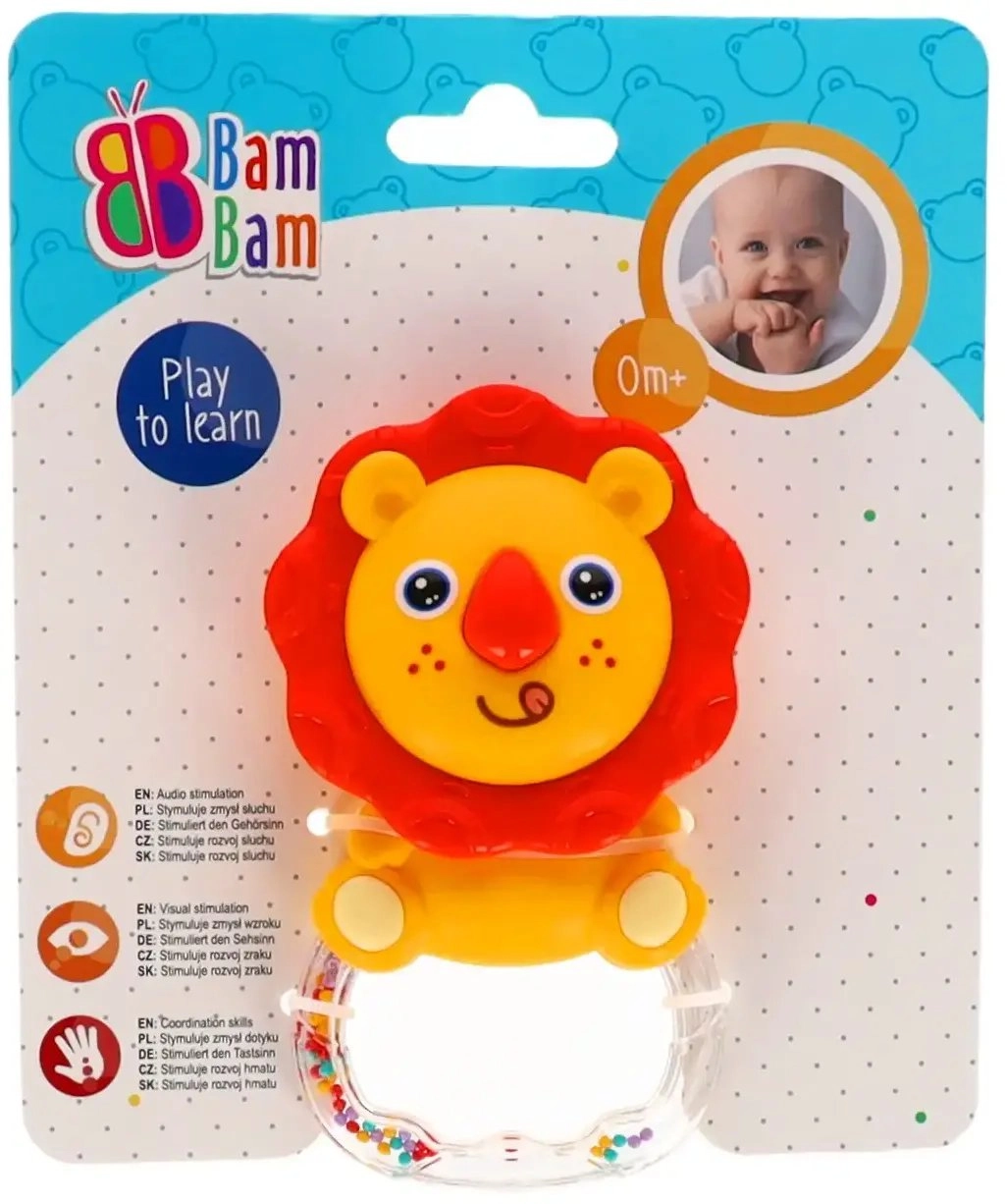 BamBam BAM BAM LION RATTLE SOUND