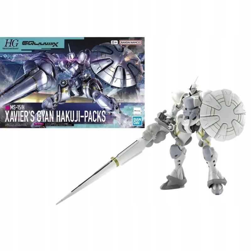 HGGQ 1/144 XAVIER`S GYAN HAKUJI-PACKS GUN68594