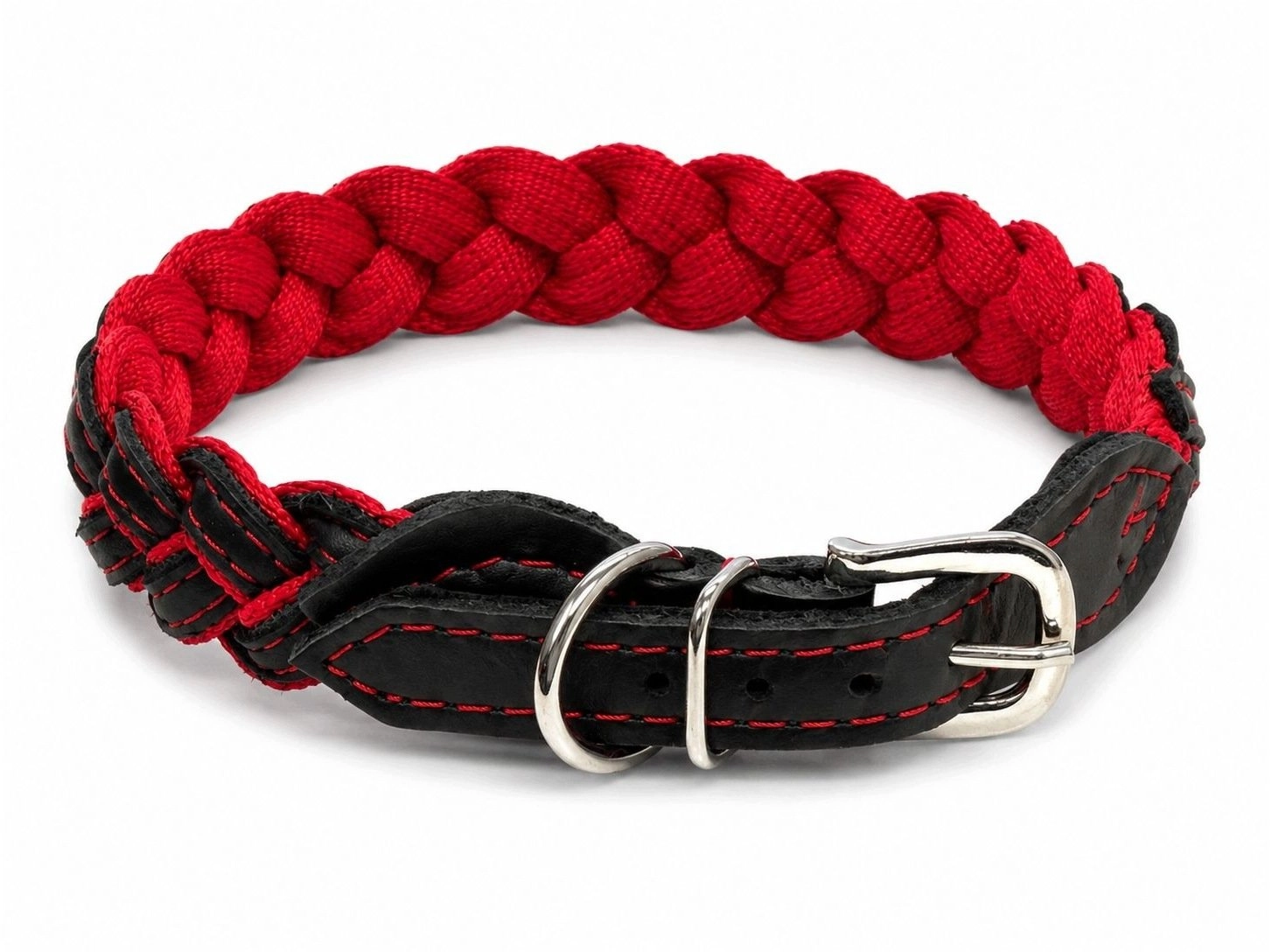 BarryKing Inferno Braid Collar – red