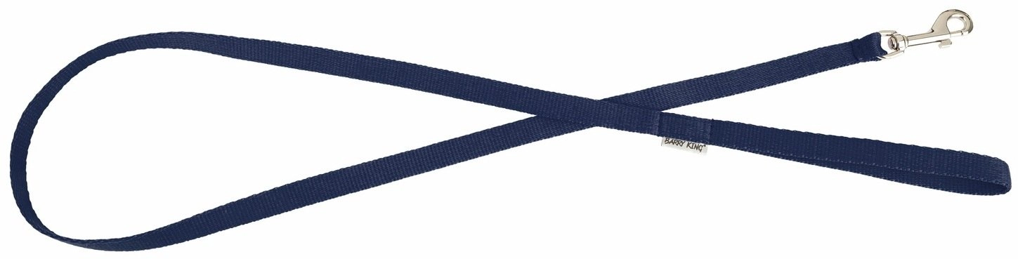 Classic dog leash navy blue XS
