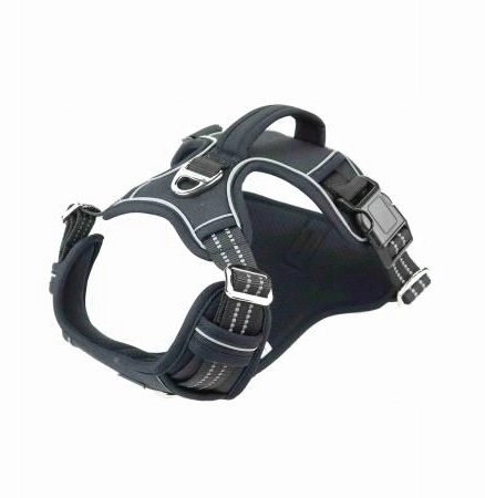 Harness  for a dog  black  Oxford