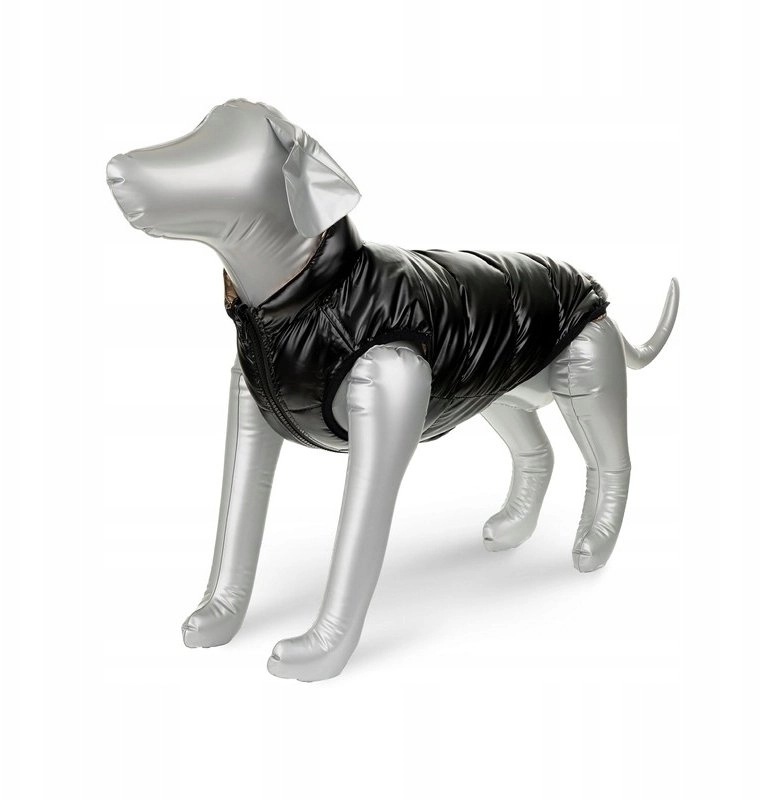 Jacket  dog  black and brown  reversible