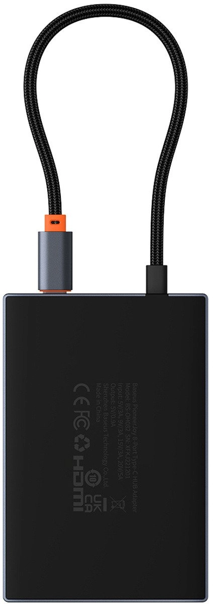 Baseus PioneerJoy USB-C 8w1 HDMI 4K@60Hz