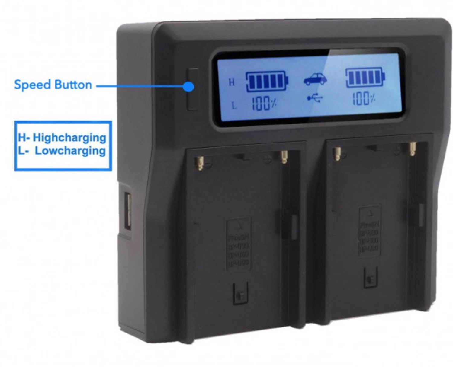Baxxtar Pro Ladegerät LCD Dual für