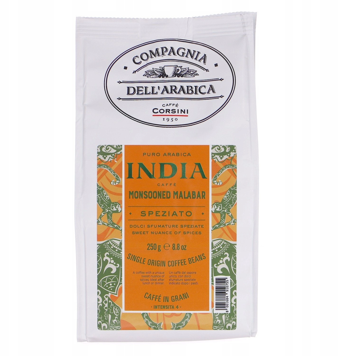 Kawa ziarnista Compagnia Dell`Arabica India Monsooned