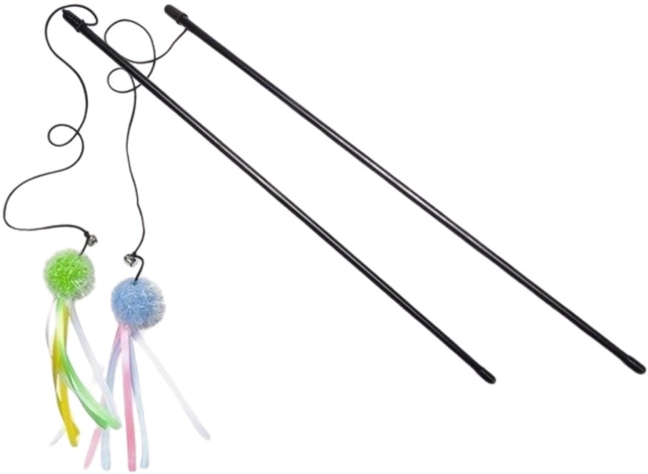 Beeztees BEEZTEES CAT TOY FISHING ROD