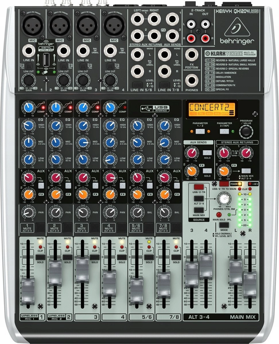 Behringer QX1204USB Mikser audio 000-AKW01-00010 4033653013079