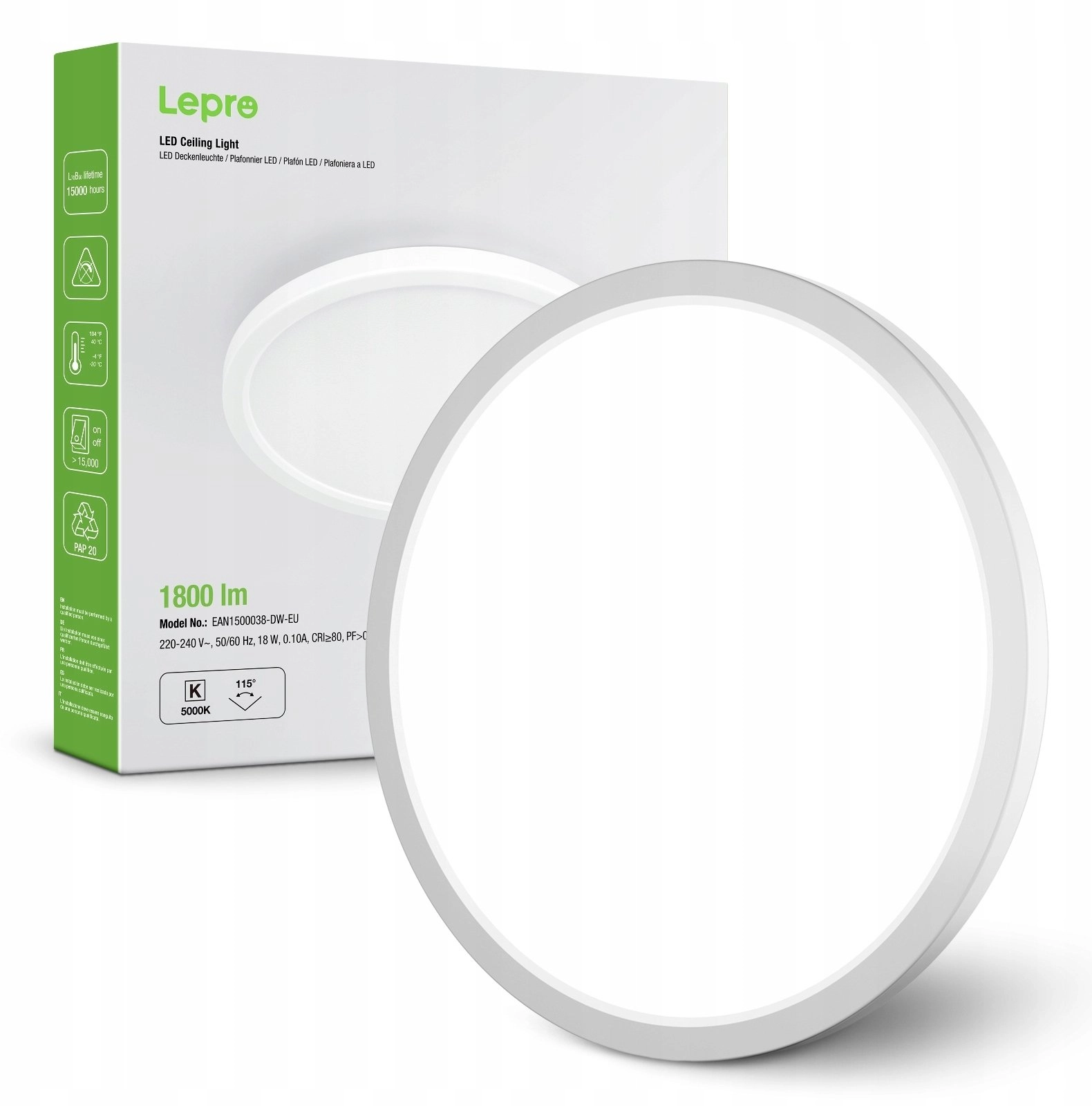Belideco ceiling lamp Lepro ceiling lamp