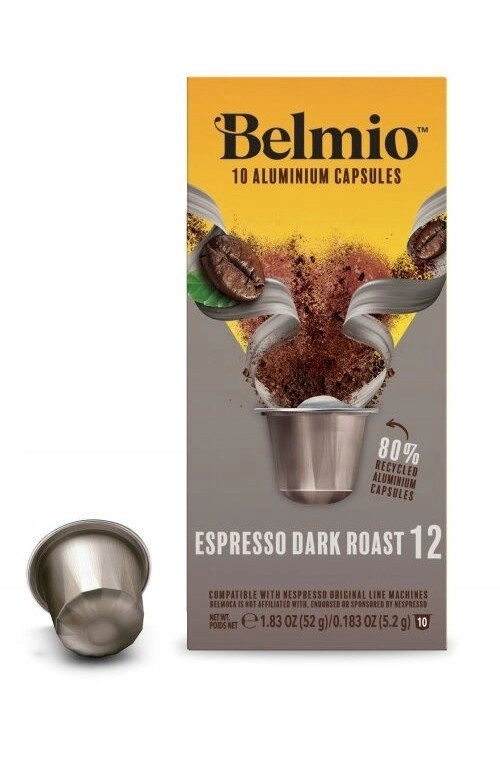 Capsules for Nespresso Belmio Espresso Dark