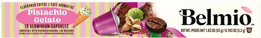 Belmio Pistachio Gelato 10 pcs -