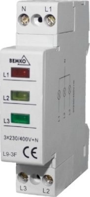 3-Phase Modular Lamp Red/Yellow/Green 230V Ac