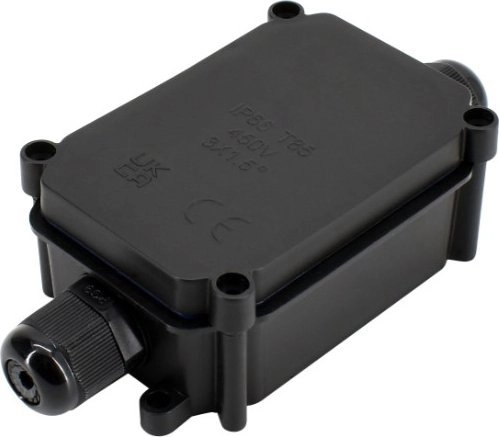 Hermetic junction box with chokes Ip66