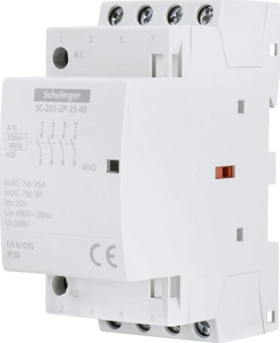 MODULAR CONTACTOR SC201 2P 25A TYPE