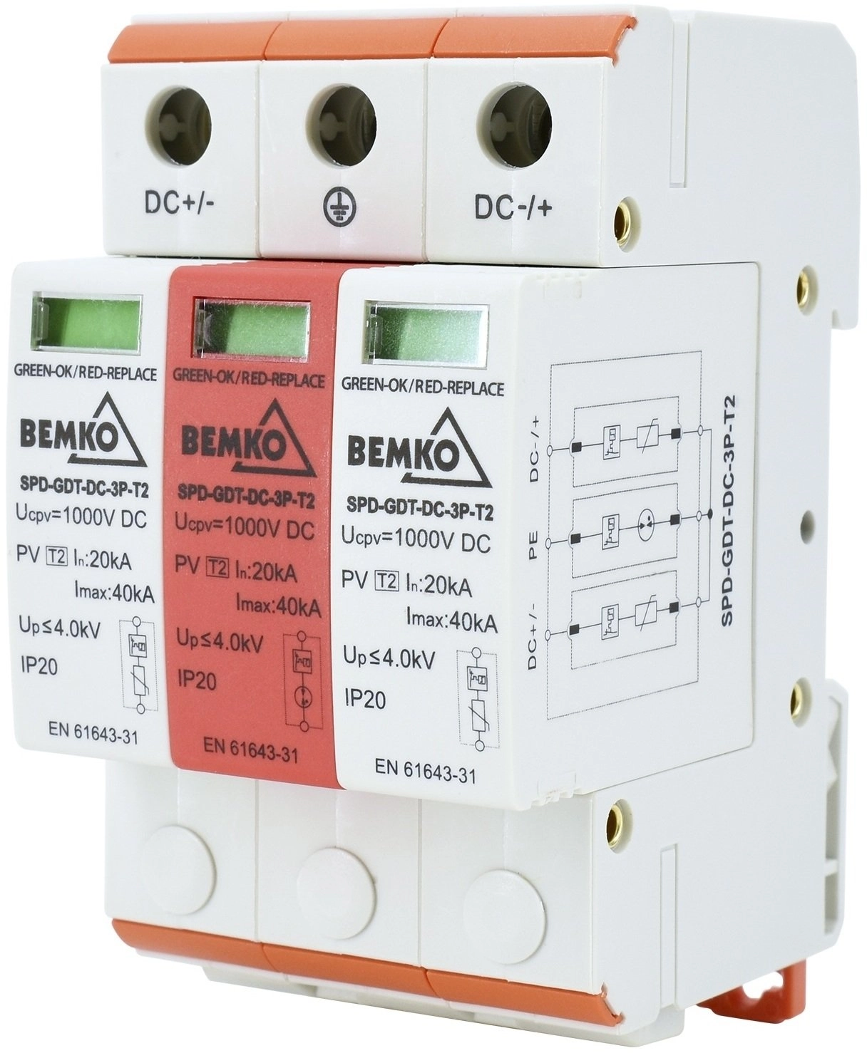 SURGE LIMITER 3P DC 1000V TYPE
