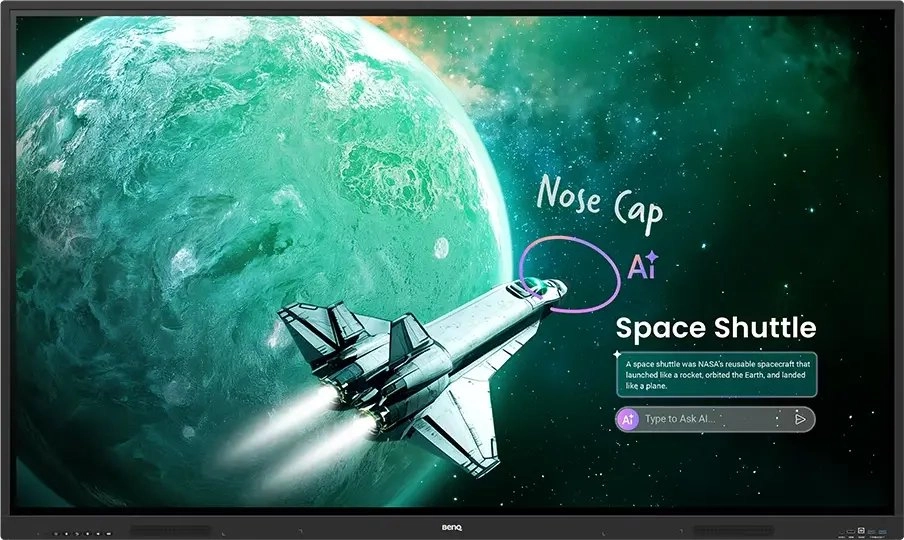 BenQ RE6505A interactive whiteboard 165.1