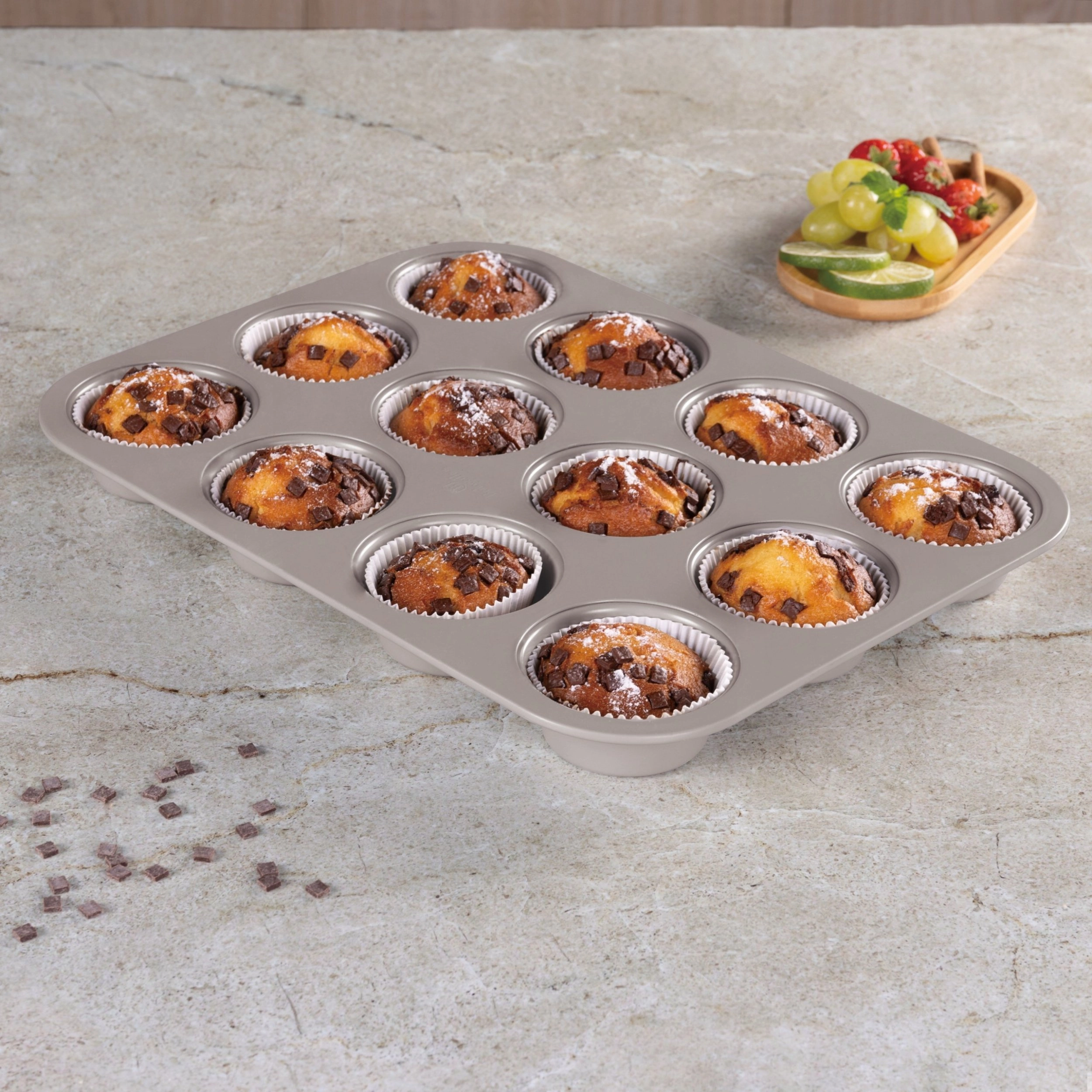 TITANIUM MOLD FOR 12 MUFFINS BERLINGER