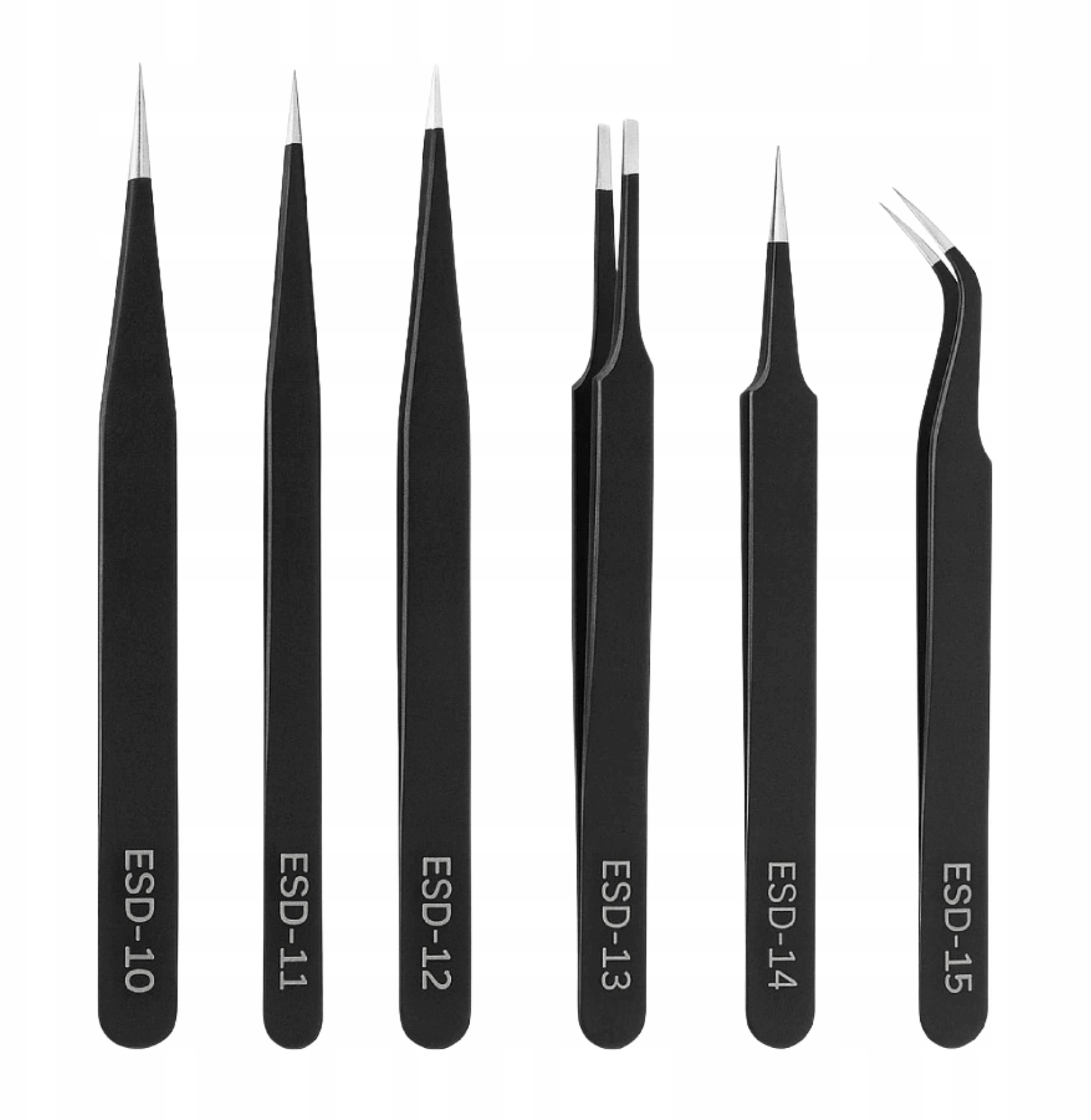 ANTISTATIC TEEPS 12-14mm STAINLESS STEEL set