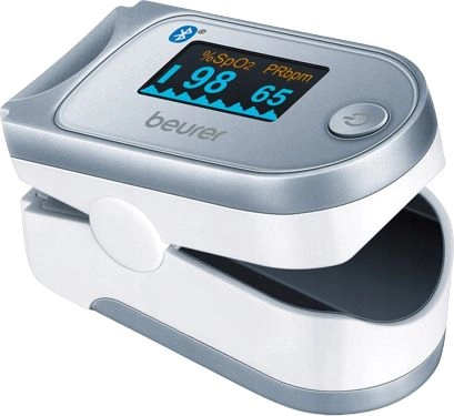 Beurer Bluetooth  white/silver- Pulse oximeter 1231580
