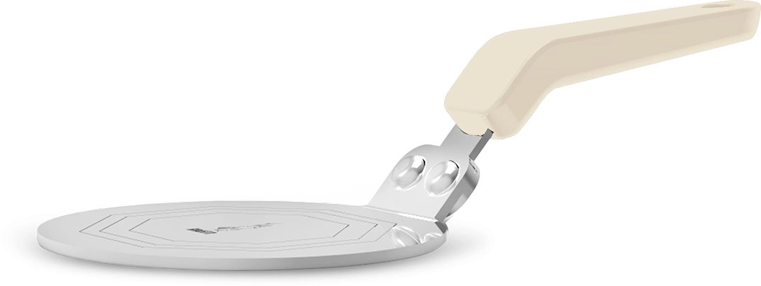 Bialetti induction cooking plate 13cm cream