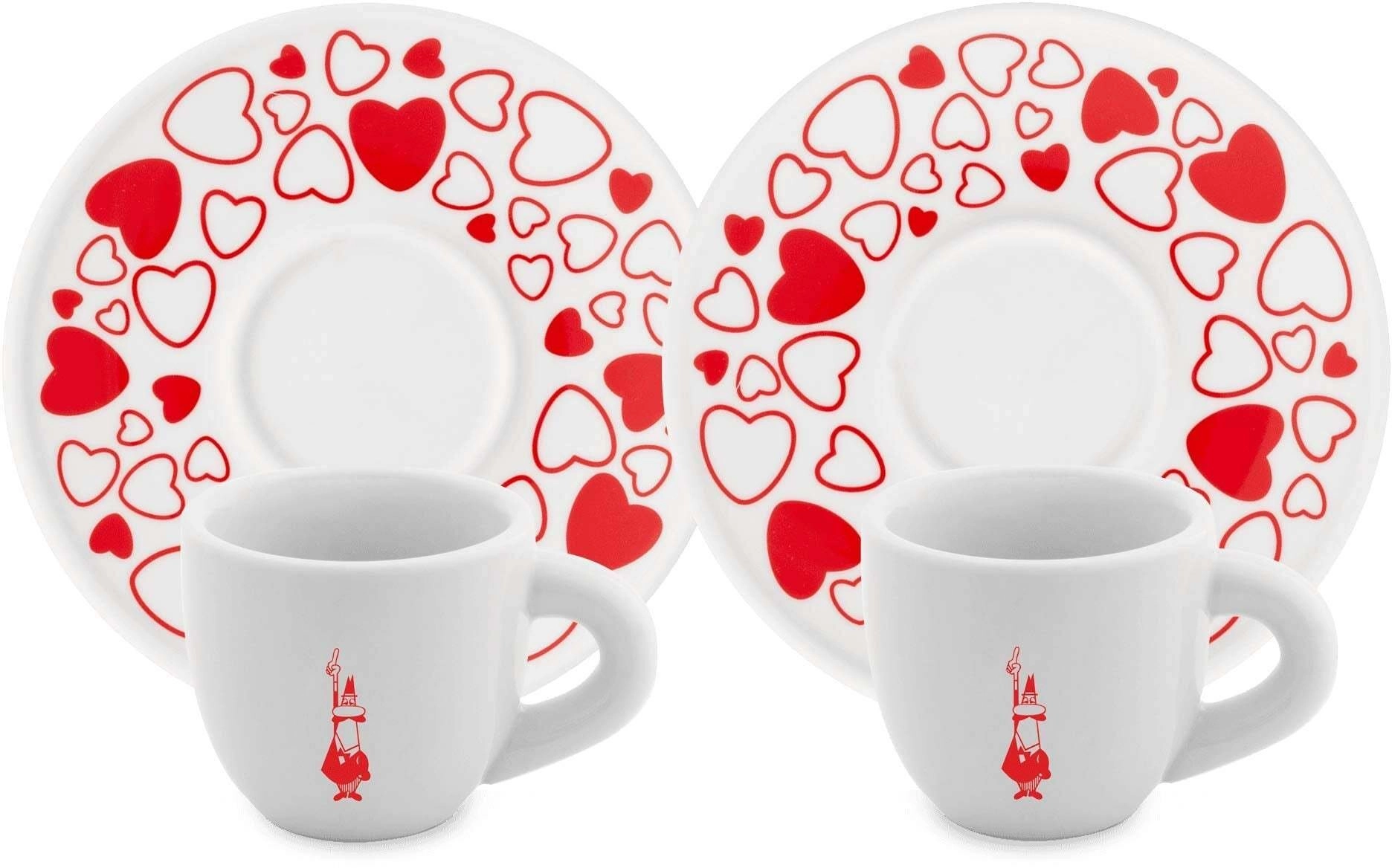 Bialetti Set 2 cups Moka Heart