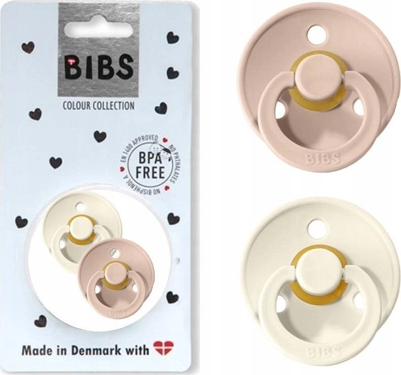 Bibs BIBS COLOR 2-PACK BLUSH  IVORY